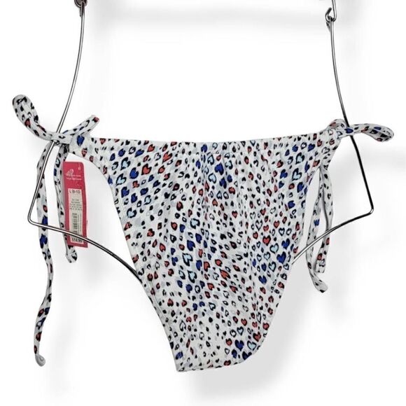 Xhilaration Multi Colored Leopard Print High Leg Large Juniors (11-13) - Picture 2 of 3